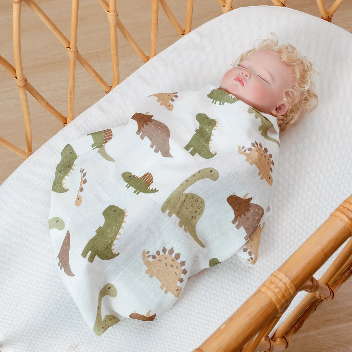 Tejesa Bamboo Cotton Baby Muslin Swaddle Blanket Newborn Bath Towel Infant Wrap