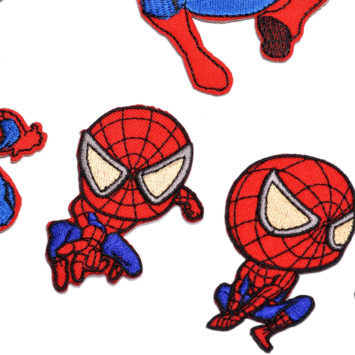 20PCS Disney Marvel Superhero Spider-man Cartoon Embroidered Children's Patch Clothing Denim Pants Decorative Patch Accessory