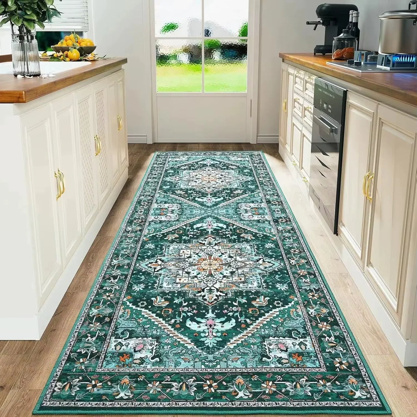Tejesa Bohemian Flannel Carpet/ Kitchen Carpet/ Floor Carpet  /Sofa Waterproof Home Decoration