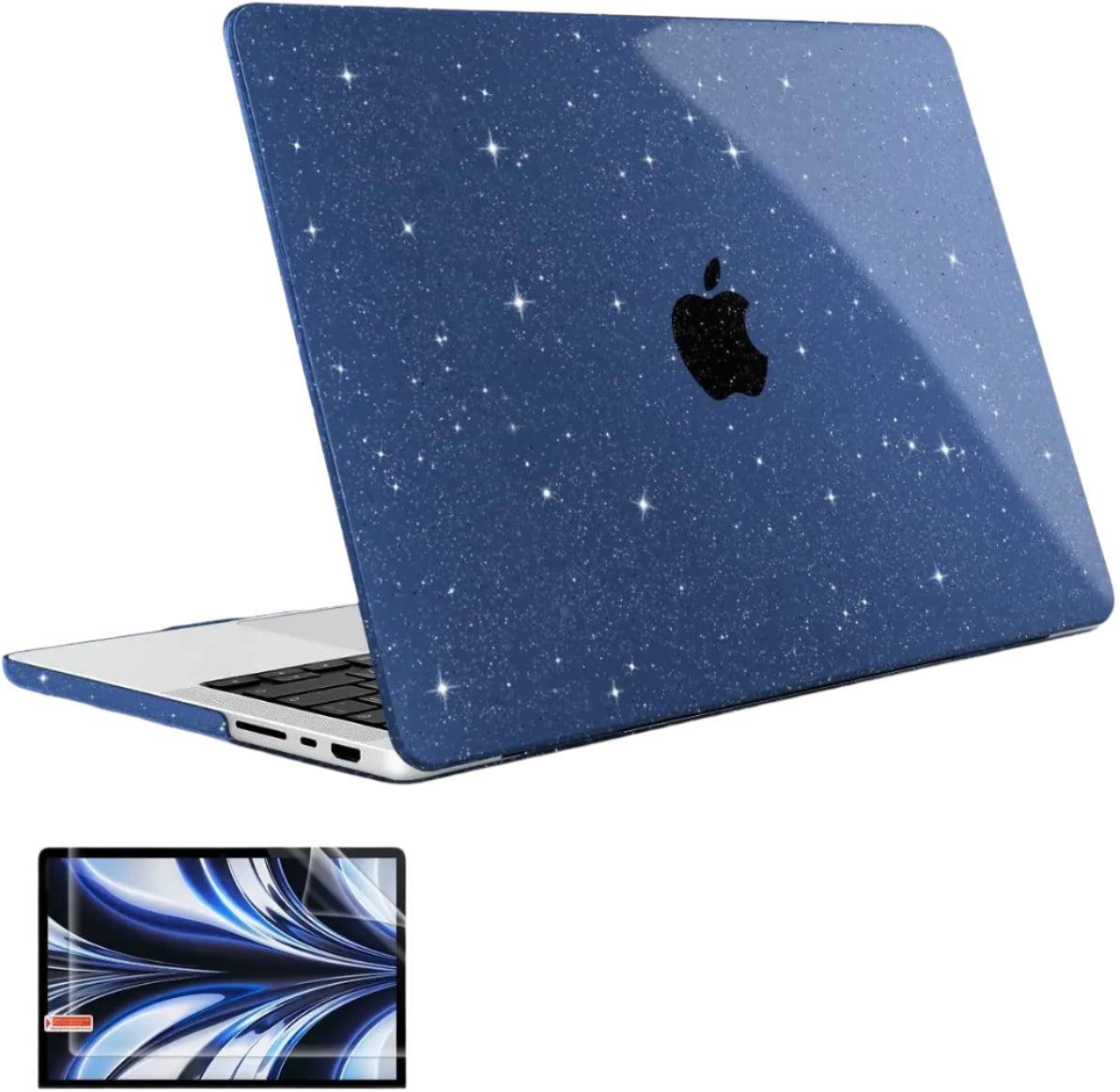 Hemasa  crystal case for MacBook 2024 M4 Air Pro 13inch A2681 A2337 A2338 M2 M1 2022 Pro 14 16 2023 M3 A2289 Retina M2