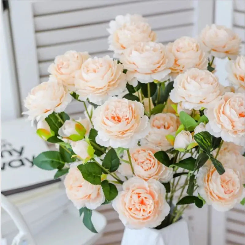 5/10pcs Long Stem Artificial Rose Bouquet Home Decoration Accessories Valentine's Day Fake Flower Photo Prop Wedding Holiday Diy