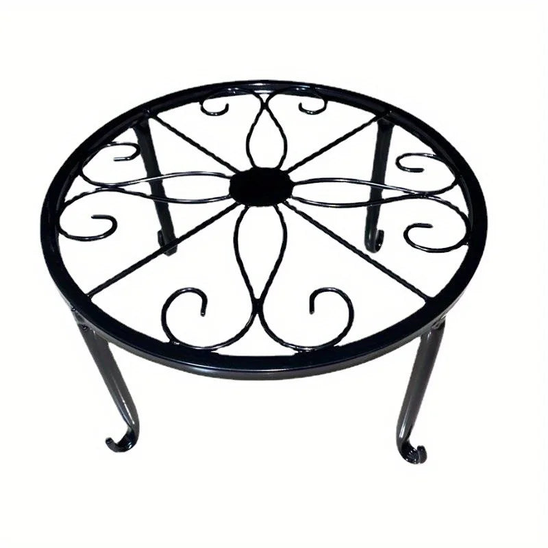 Tejesa Iron Multi-layer Flower Pot Rack1-2Personal Indoor and Outdoor Balcony Floor-standing Succulent Green Radish Flower Stand Storag