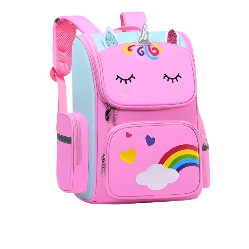 Hemasa  Schoolbag Cute Student School Backpack Cartoon Unicorn Bagpack Primary School Bags for Teenage Girls Kids