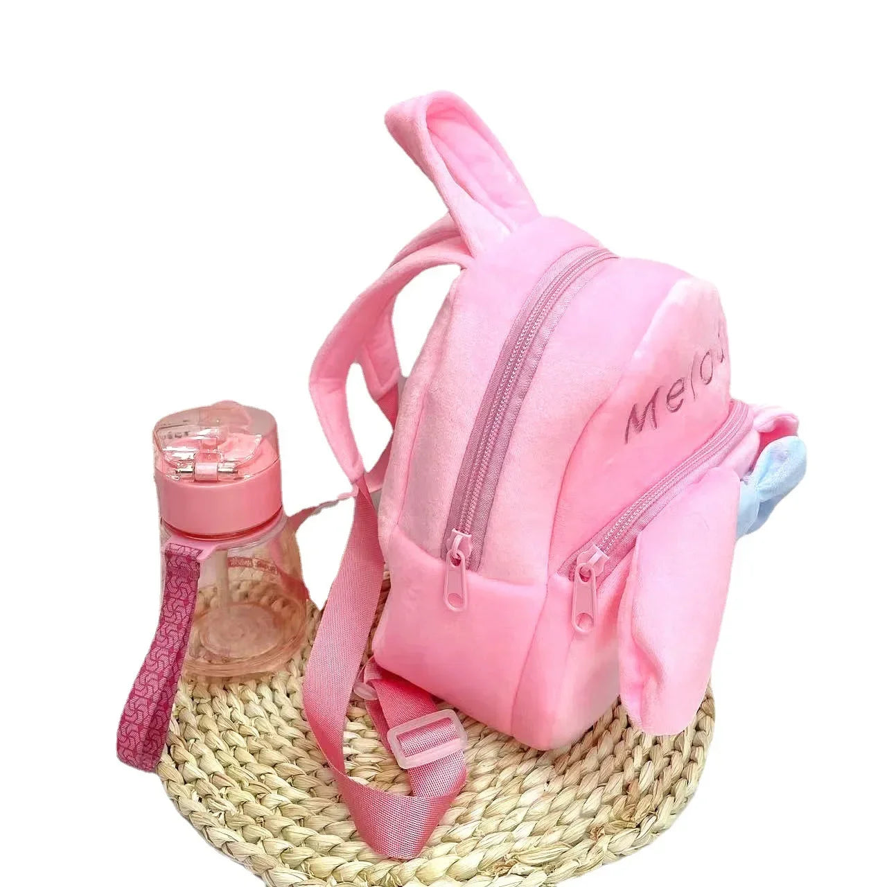 Hemasa  Hello Kitty Melody Children's Backpack Cartoon Cute Plush Doll Kindergarten Girls Large Capacity Lightweight School Bag
