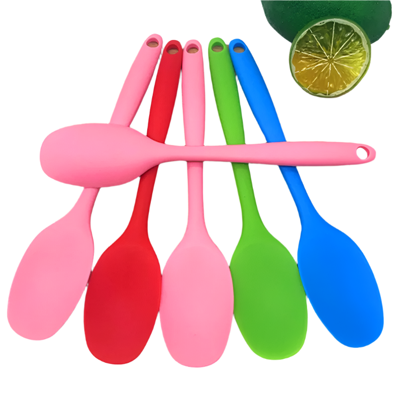 Hemasa  Silicone Spoon Cake Putty Bakeware Large Unity Spoon Utensil Butter Cooking Silicone Spatula for Kitchen Gadgets