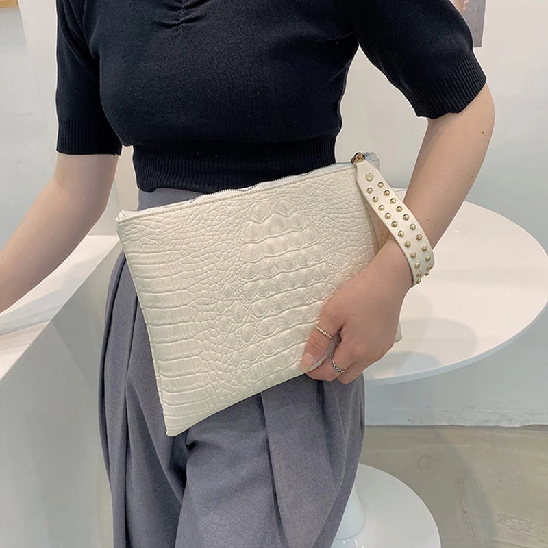 Hemasa Fashion Luxury Handbags Women Bag PU Leather Clutch  Bag/ Wristlet Bag