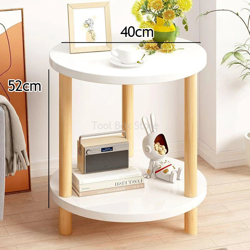 Living Room Sofa Side Table Corner Table Bedroom Bedside Tables Simple Modern Storage Shelf Small Cabinet Small Coffee Tables