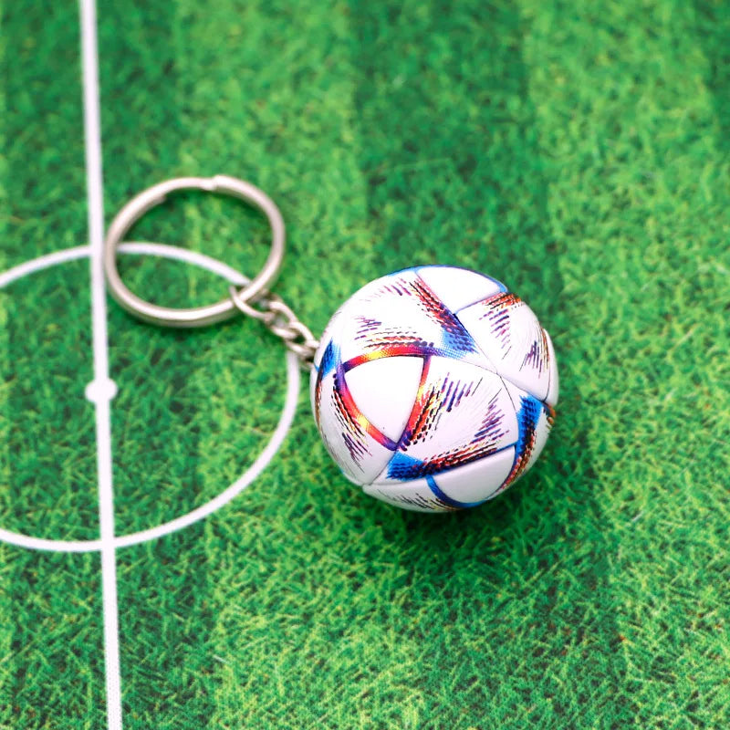 Creative Football keychain pendant souvenir fan small gift bag ball pendant key chains school activity gift keychain wholesale