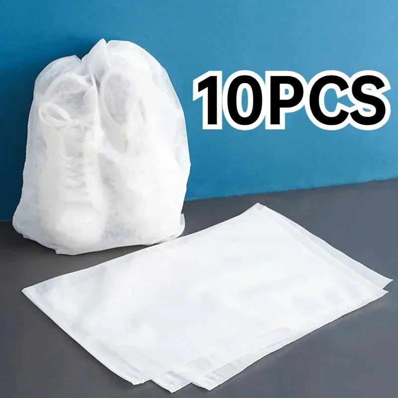 Tejesa 10/20/50PCS Shoe Storage Bag Travel Storage Shoe Bag Portable Home Drawstring Clothing Classification Packaging