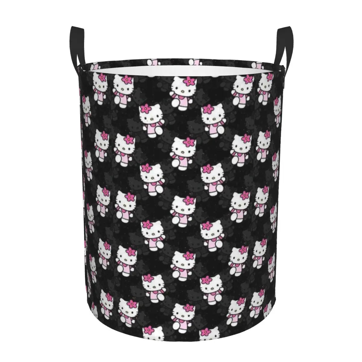 Hemasa Hello Kitty Laundry Basket Large Storage Basket Cartoon Sanrio Girls Boys Toy Organizer
