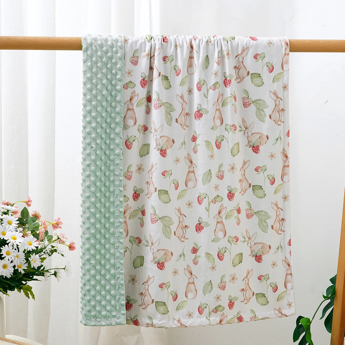 Tejesa New Breathable Baby Sleeping Blanket Newborn Wrap Child Quilt Size 75x100cm
