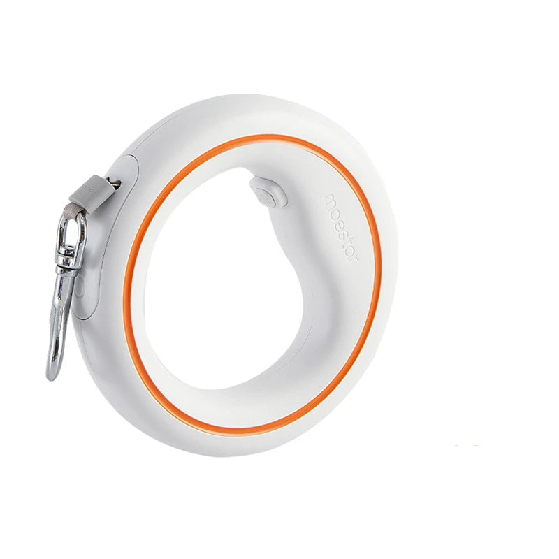 Moestar UFO Retractable Leash 2 Lite Metal Buckle Anti-Slip Handle One-handed Brake Pause Lock Leash for Small & Medium Size Dog