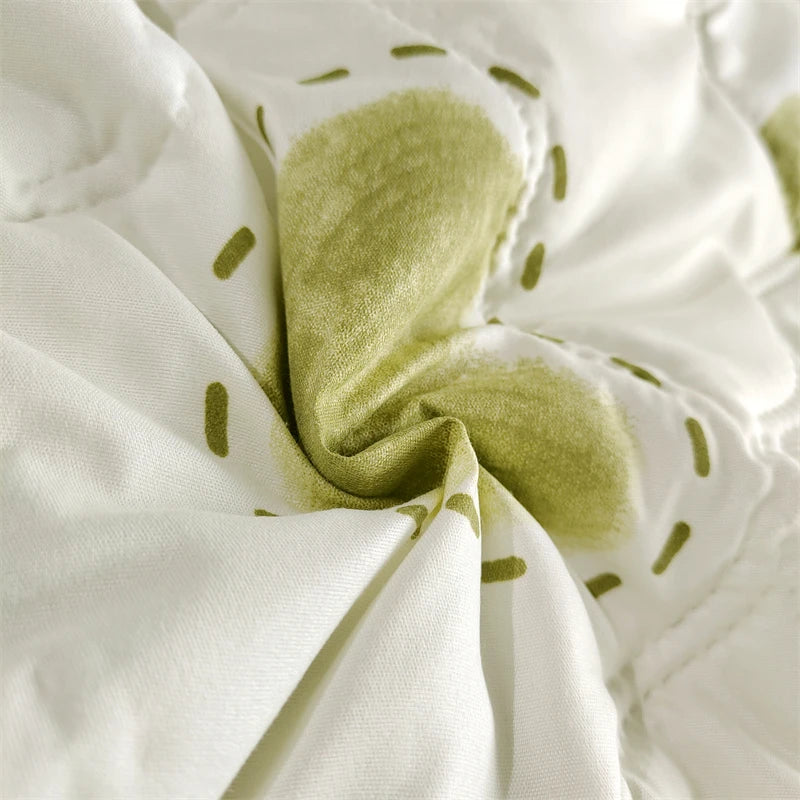 Hemasa Quilted summer single double bed light Printed quilt core Air conditioning quilting twin queen size duvet Thin plaid comforter