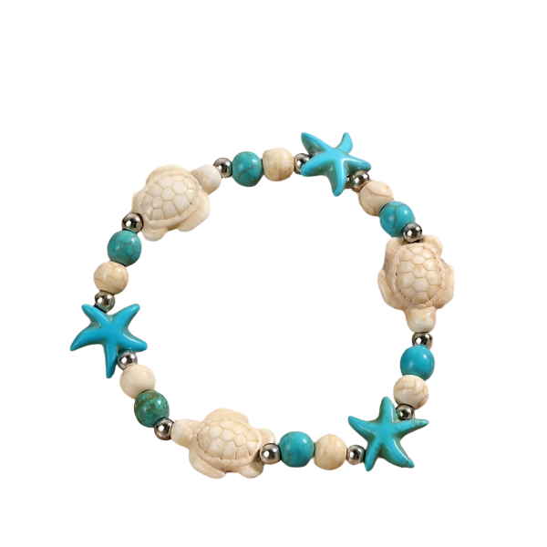 Hemasa Handmade Bohemian Shell Beads Bracelets For Women Men Sea Star Turtle Conch Woven Rope Bracelet Friendship Beach Jewelry