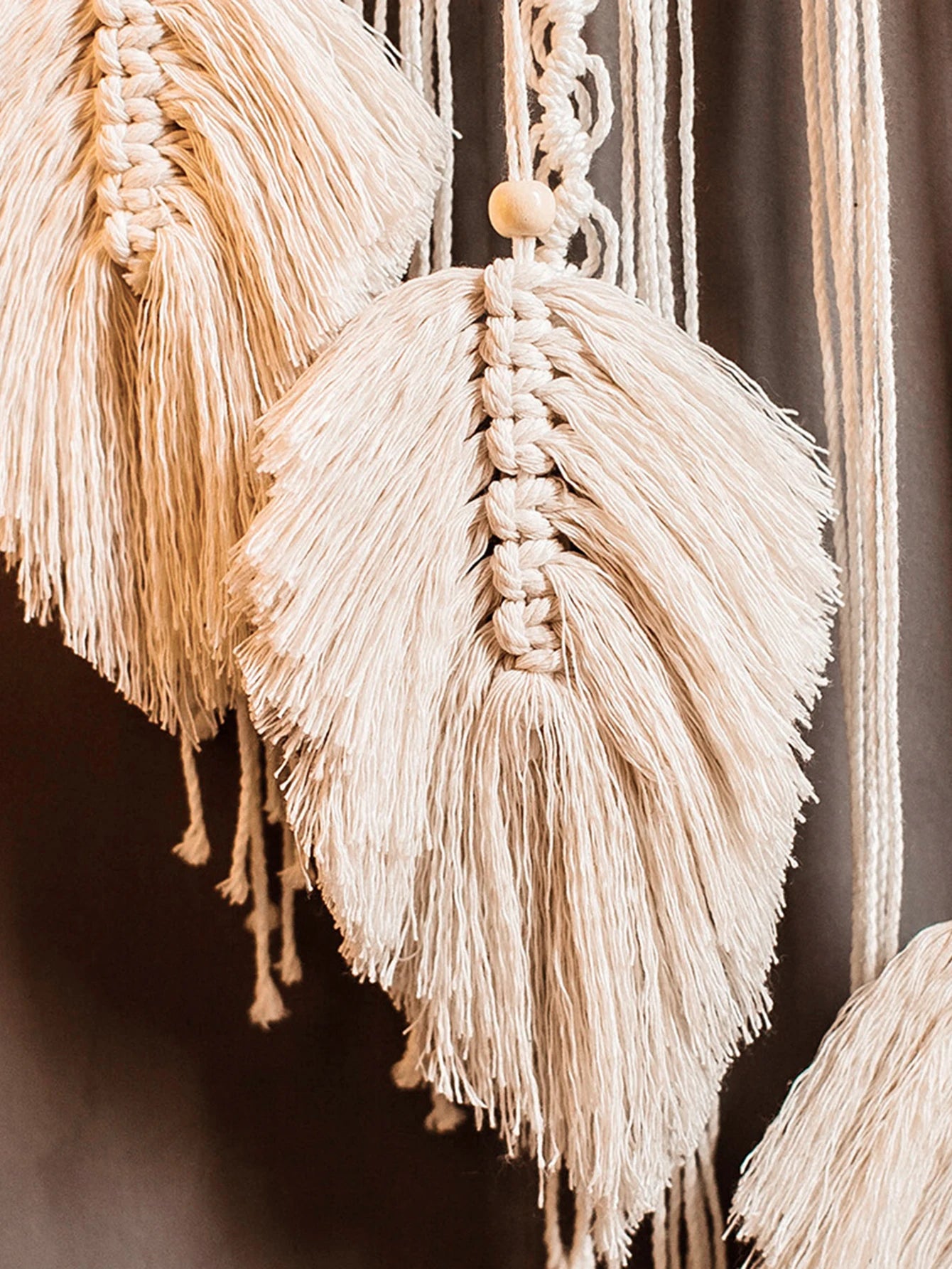 Hemasa Macrame Dream Catcher Bohemian Leaf Hanging Wall Nordic Decor Boho Handmade Tapestry Ornaments For Home Living Room Decoration