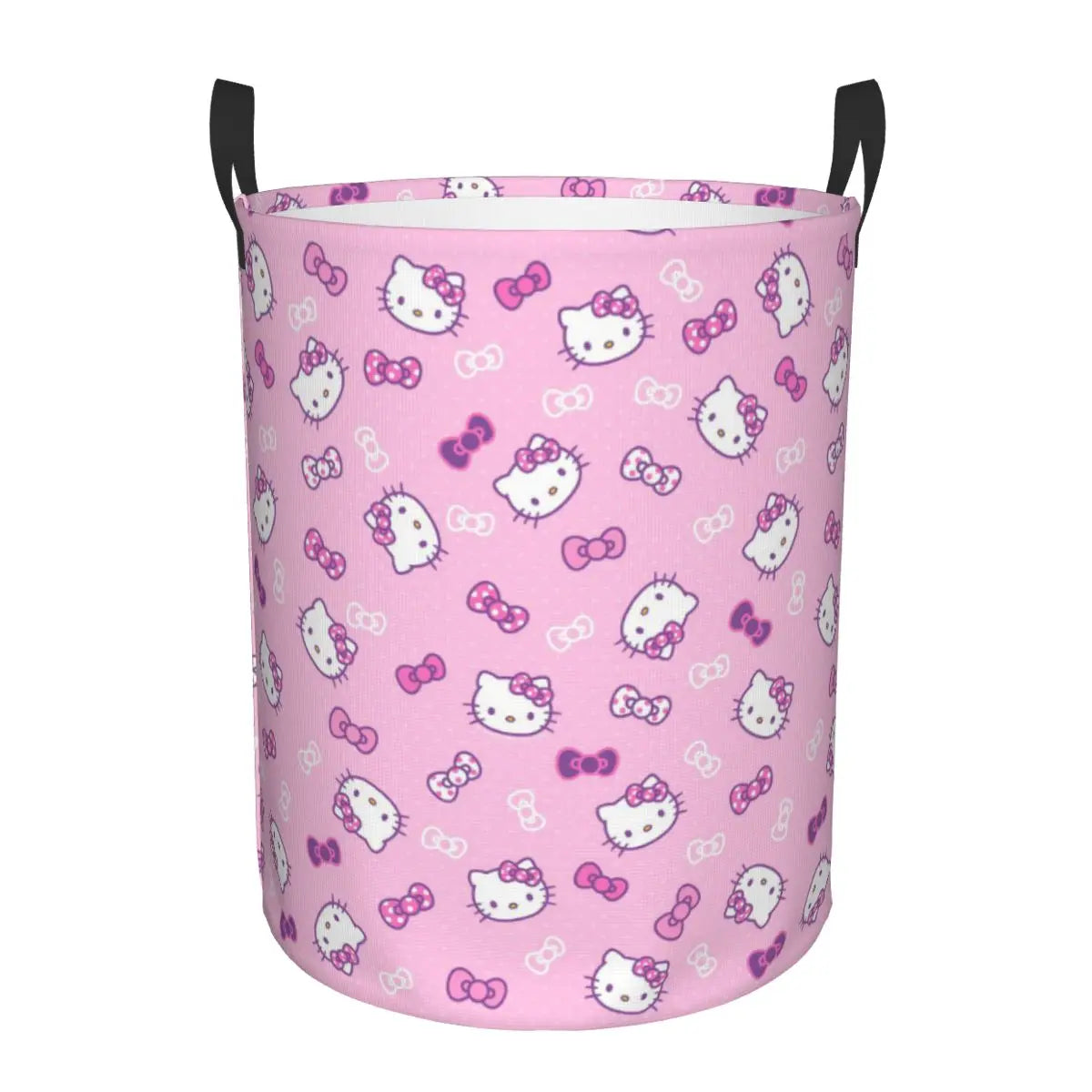 Hemasa Hello Kitty Laundry Hamper Large Storage Basket Cartoon Sanrio Girls Boys Toy Organizer (