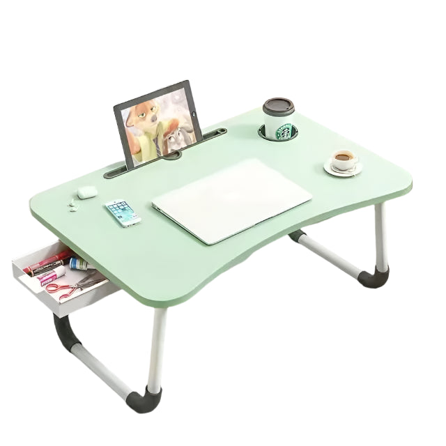 New Folding Laptop Desk for Bed & Sofa Laptop Portable Lap Desk Bed Tray Table Desk  for Study and Reading Bed Top Tray Table