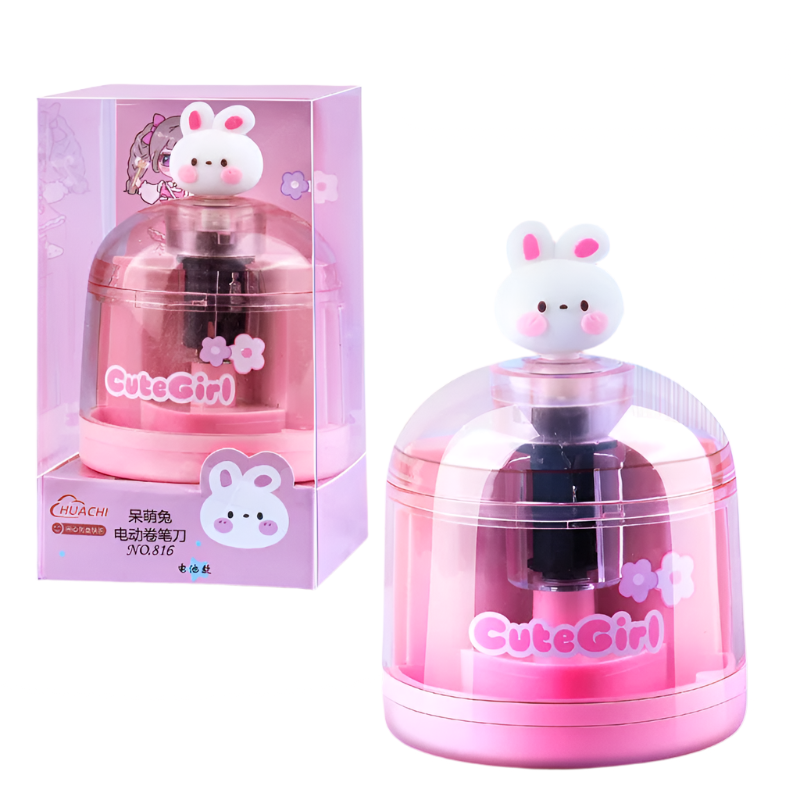 Hemasa Cartoon Electric Pencil Sharpener automatic For Kids Student Stationery School Supplies Stationery Stationery Supplies School