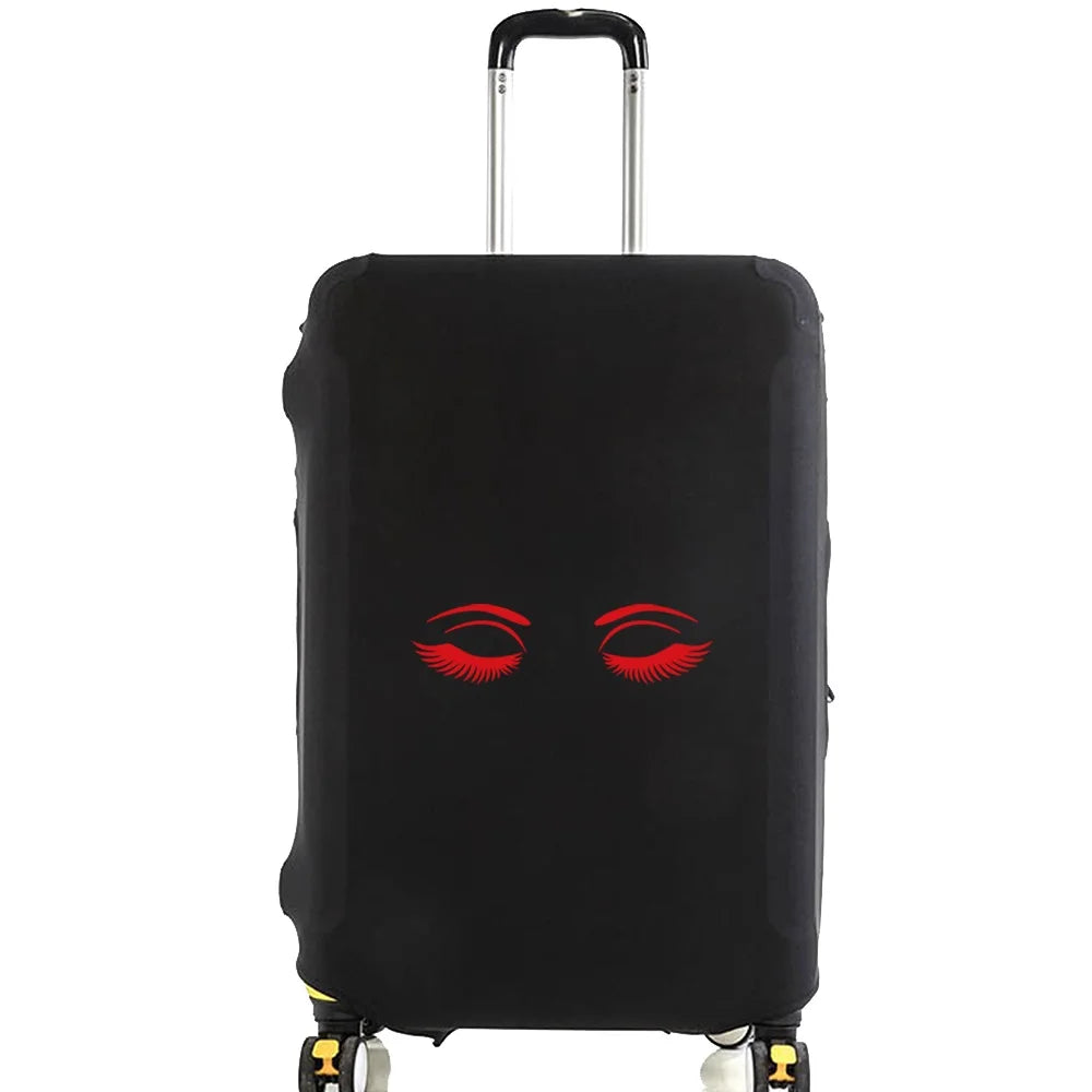 Tejesa Luggage Protective Cover for 18 To 28 Inch Pattern Trolley Suitcase Elastic Dust Bags Case