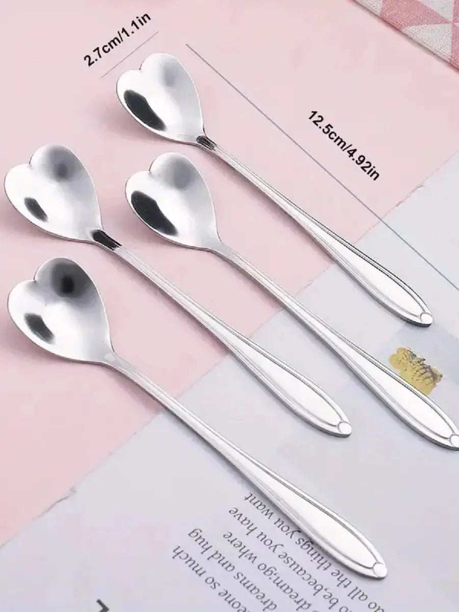 Hemasa 12  Pcs Coffee spoon / dessert spoon/ delicate cup, small spoon, seasoning, milk stirring stick, stainless steel mixing spoon