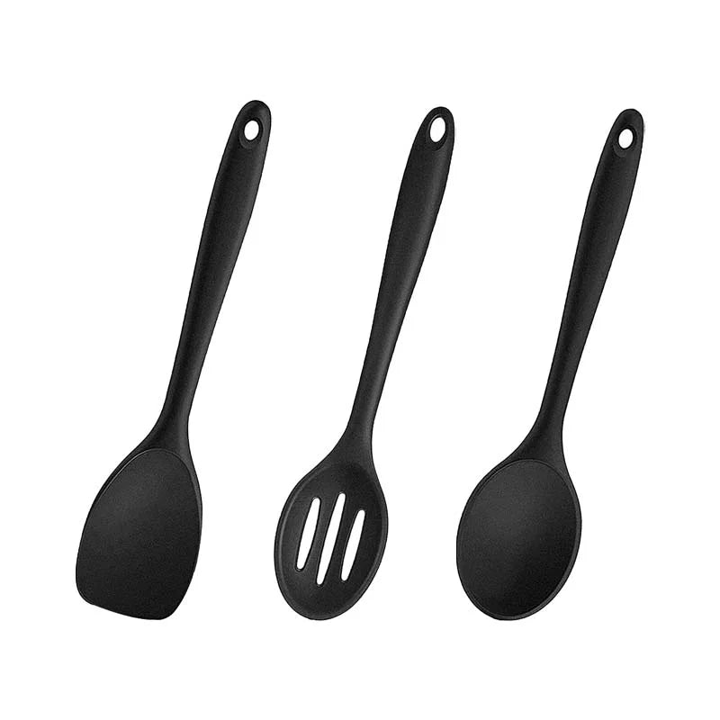 Hemasa  Silicone Cooking Spoon Pan Scoop Heat-Resistant Flexible Nonstick for Cooking /Baking