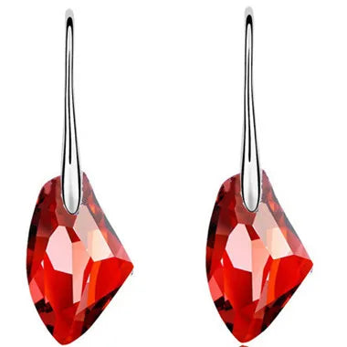 quality crystal ax dropshipping Earrings fashion Jewelry dropshipping chamr lover gift brand summer party birthday wedding girl
