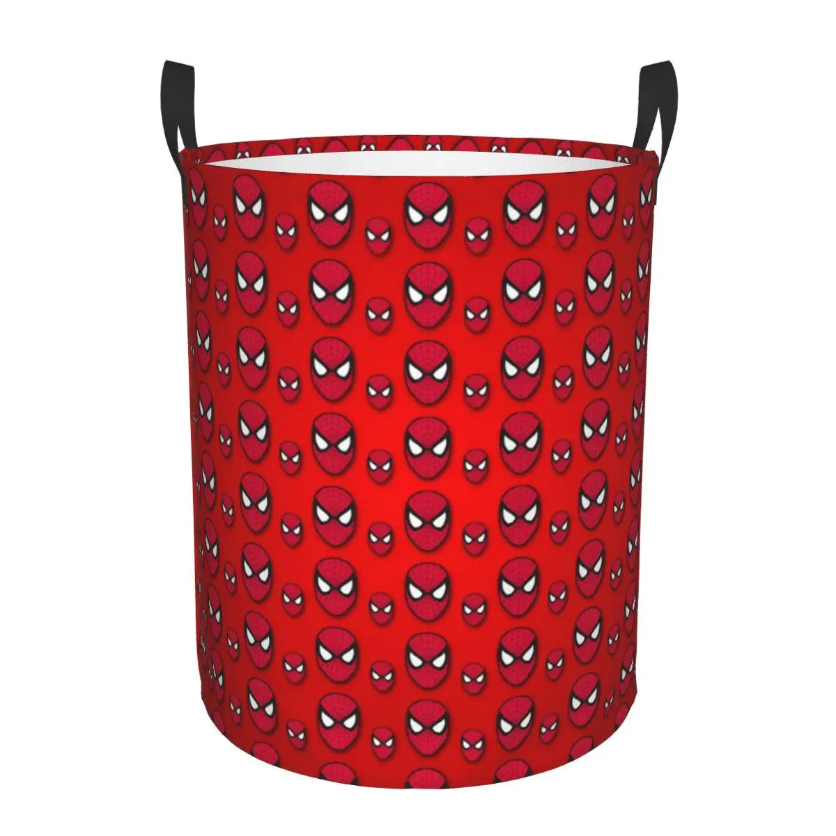 Custom Action Spider Man Comics Laundry Hamper Large Storage Basket Superhero Movie Girls Boys Toy Organizer