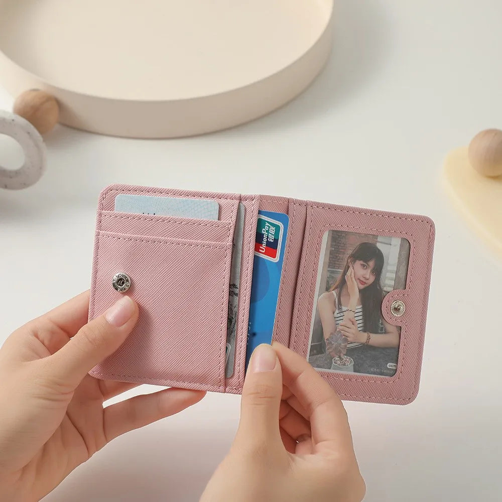 Creative Cartoon Student Wallets Portable Card Organizer Girls Card Holder Portable Coin Money Pouch Women Wallet Female Purses