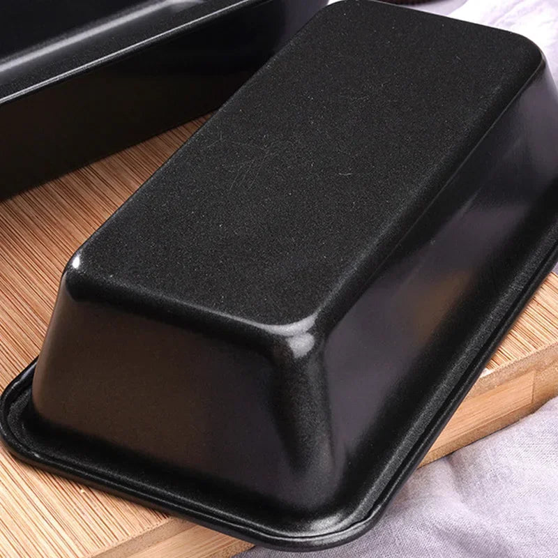 Tejesa 4/6Pcs Mini Bread Mold Carbon Steel Nonstick Cake Pan Toast Mold 6Inch Rectangular Cake Baking Tray Loaf Pan Kitchen Baking Tool