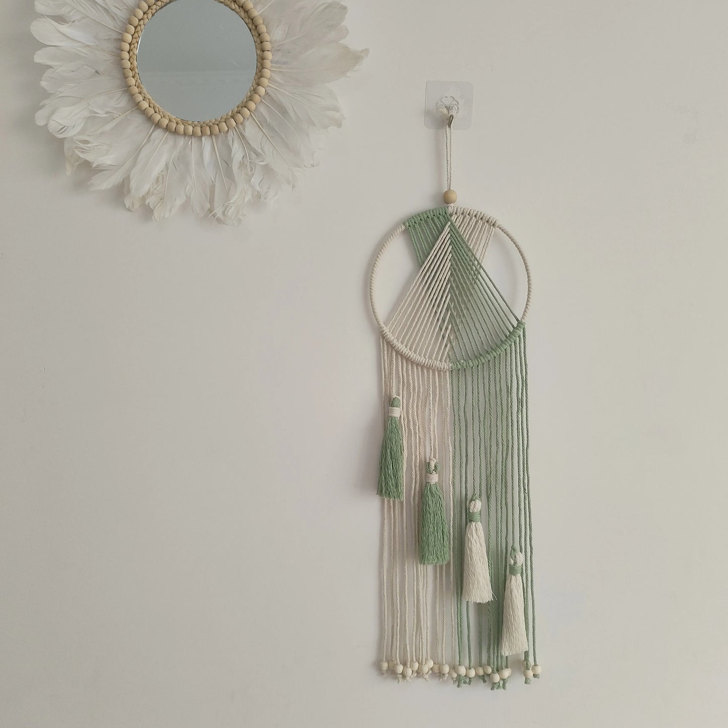 1pc Woven Tassel Tapestry Wall Hanging Pendant For Living Room Office Home Decor