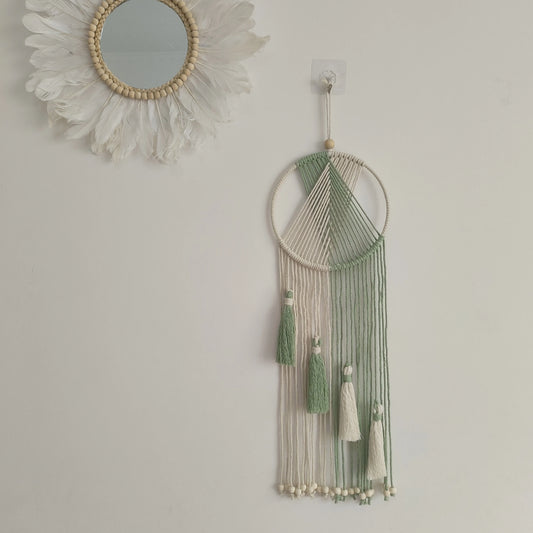 1pc Woven Tassel Tapestry Wall Hanging Pendant For Living Room Office Home Decor