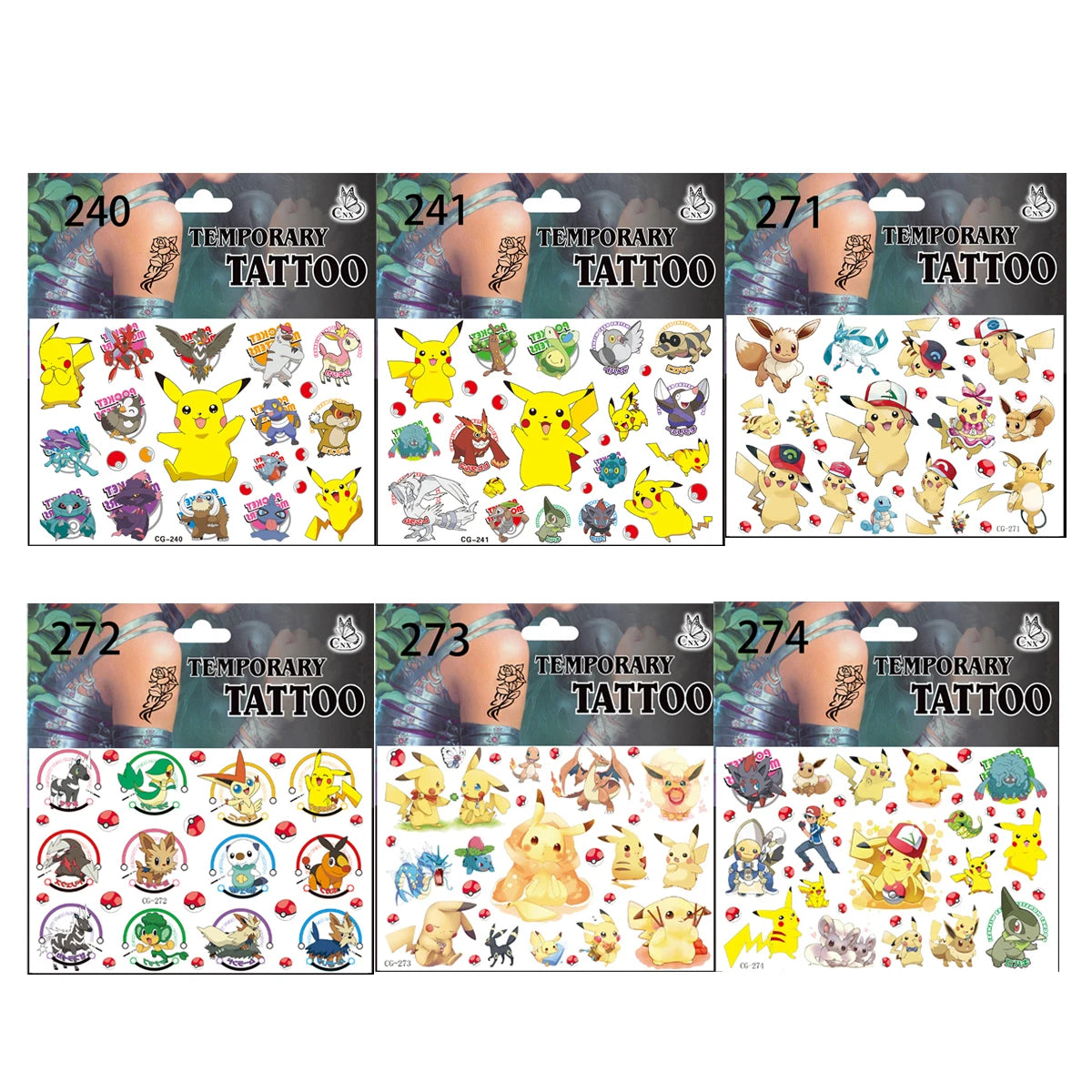 Pokemon Pikachu Birthday Party Favors Gifts Slap Bracelets Stamps Tattoos Stickers Kids Goodie Bag Fillers Party Supplies Decora