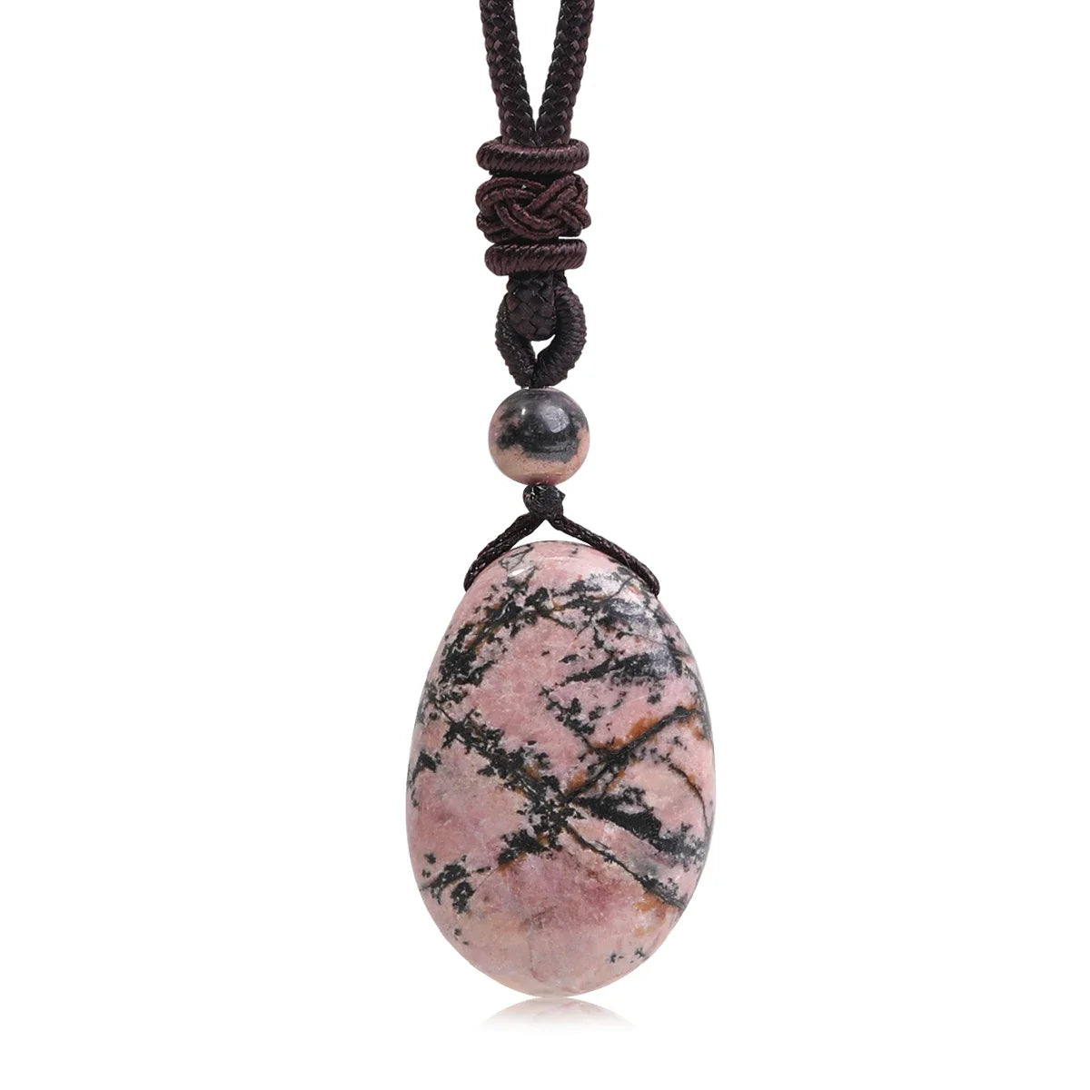 Hemasa Natural Gemstone Amethyst Rose Quartz Clear Quartz Necklace Pendants For Men And Women Health Wealth jewelry