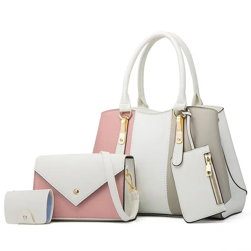 Hemasa  Women's Handbag / One-Shoulder/ Crossbody Bag/ Mother-in-Child/ Four-Piece Women's Bag