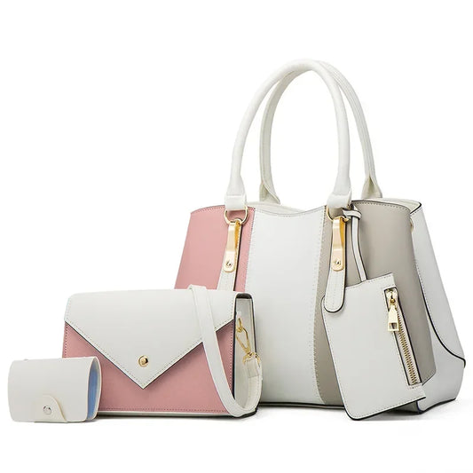 Hemasa  Women's Handbag / One-Shoulder/ Crossbody Bag/ Mother-in-Child/ Four-Piece Women's Bag