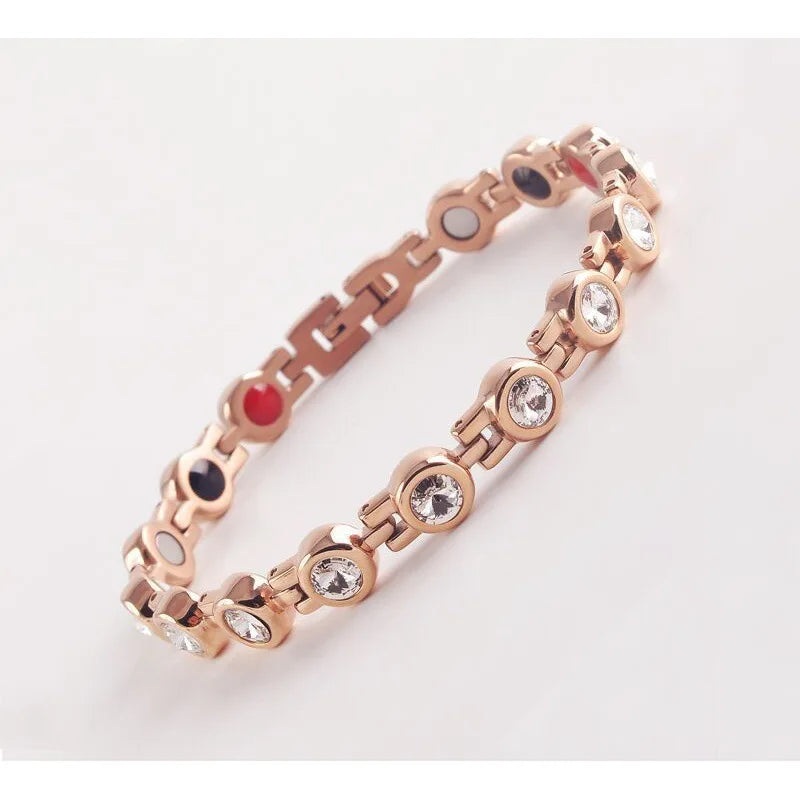 Hemasa  Stainless Steel Elastic Magnetic Bracelets For Women