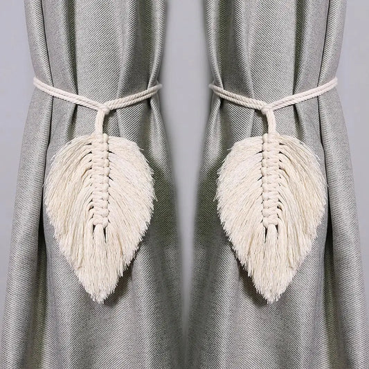2pc Curtain Tiebacks Boho Home Decor Curtain for Living Room Holdback Window Fringe Curtains Room Bedroom Decoration GIft