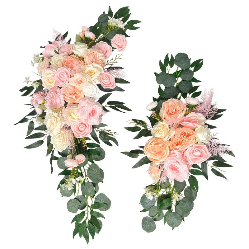 Tejesa Artificial Flower Arch for Home Decoration/Wedding/ Festival, Hotel and Auditorium