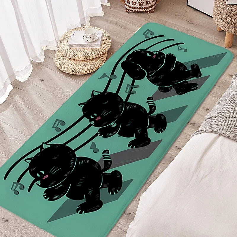 Tejesa  Cat Pattern Children's Room Carpet /Anti Slip Bathroom Mat/ Doormat Entrance Door Home Decoration
