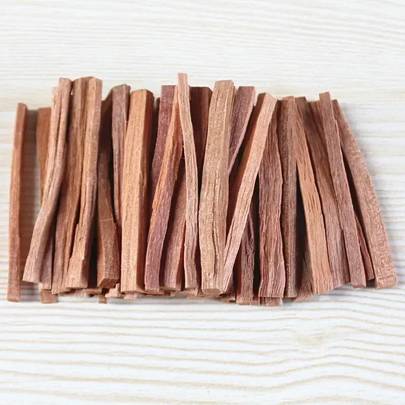 lili Natural Sandalwood Stick Fragrance Natural Hand Split Wood DIY Purification Healing Meditation Stress Relief Aromatherapy