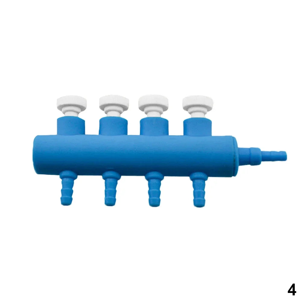 Tejesa Aquarium Air Pump Hose Splitter Air Distributor Adjustable Tracheal Shunt Single Hole Oxygen Booster Pump Adapter Accessories