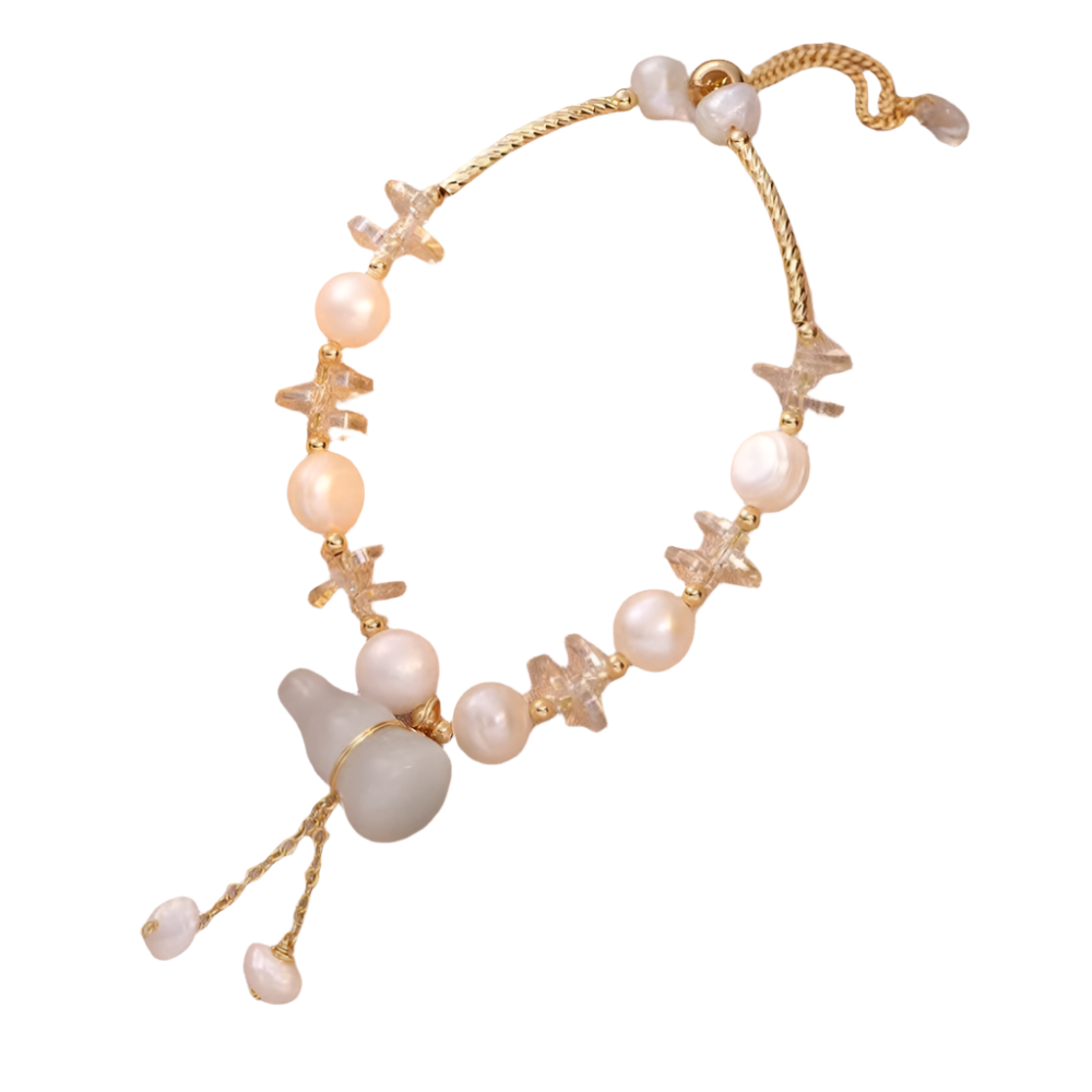 Hemasa Multi color Charm Freshwater Pearl Bracelet  for  Women
