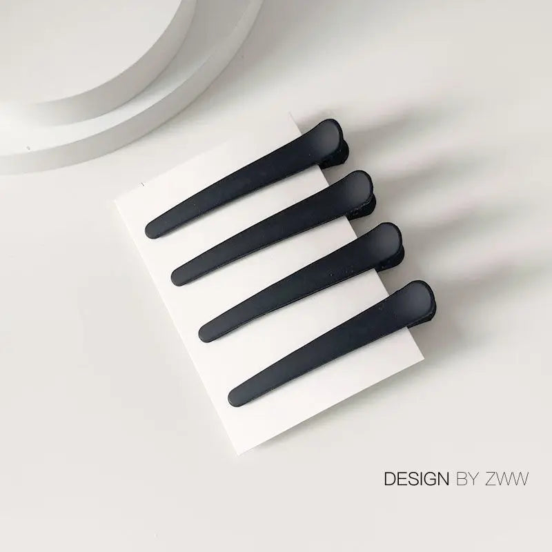 4Pcs/Set Candy Color Professional Hairdressing Salon Hairpins Plastic Duckbill Hair Clips DIY Alligator Hair Care Styling Tools