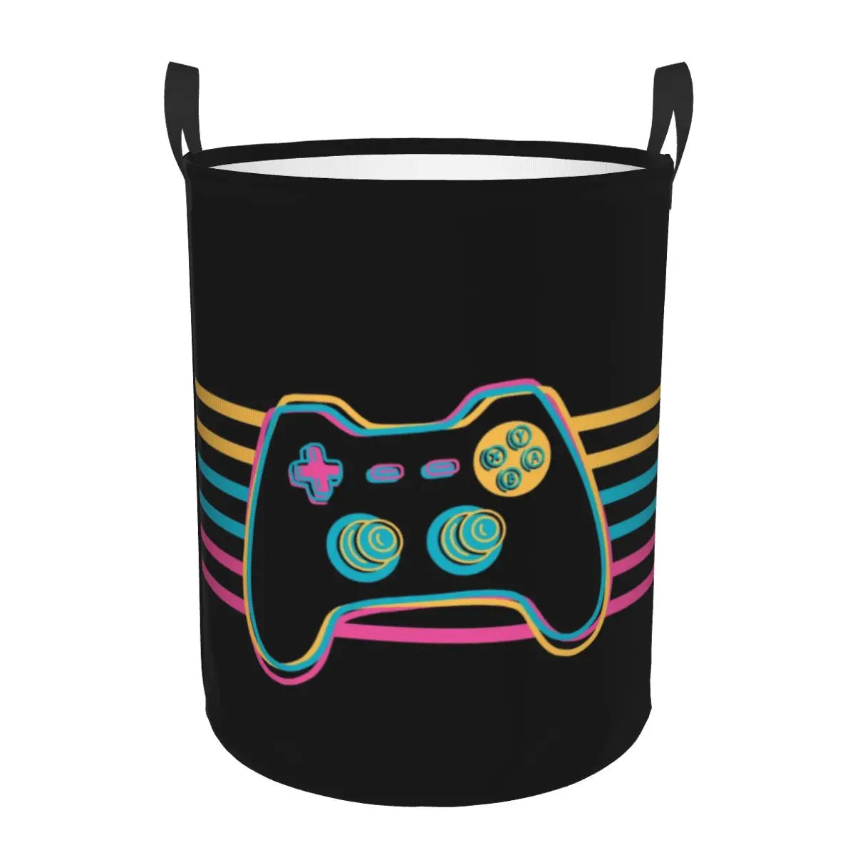 Hemasa Gamer Gaming Controller Laundry Large Clothes Storage Basket