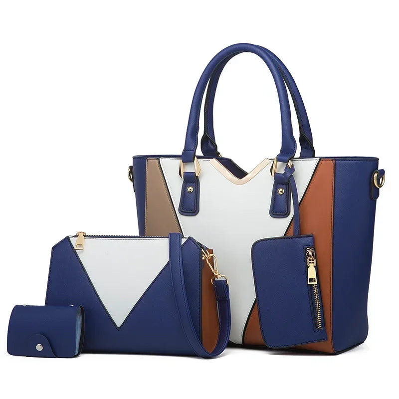Hemasa crossbody  bag four-piece set of women's tote bag/ one shoulder  womens bag  purses and handbag