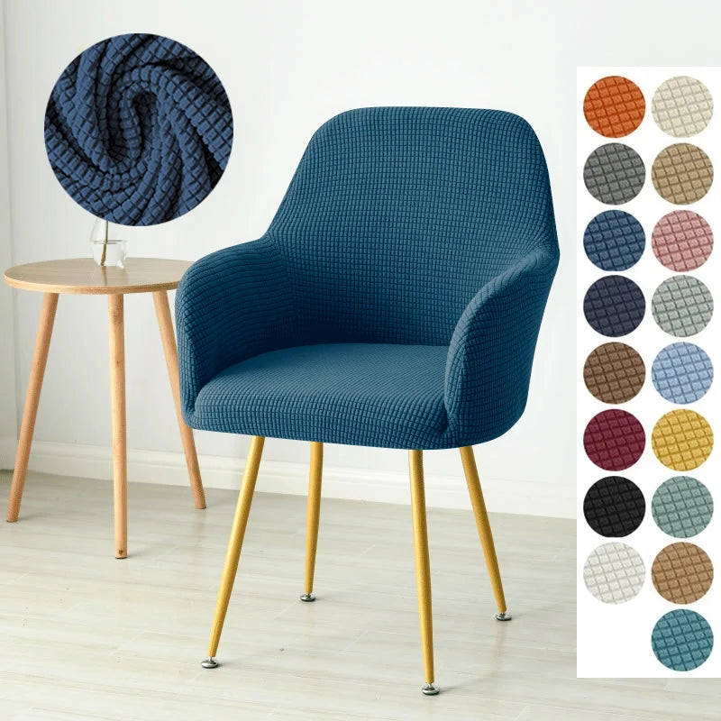 1/4/6pcs Elastic Polar Fleece High Arm Chair Covers Dining Adjustable Armchair Covers Hotel Bar Seat Slipcovers for Home Wedding