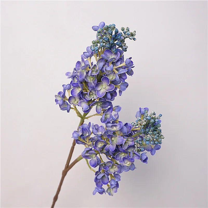 4Pc/lot Feel Real Touch Moisturizing Lilac Latex Artificial Flowers Home Table Decoration Floral Event Party Wedding Fake Flower