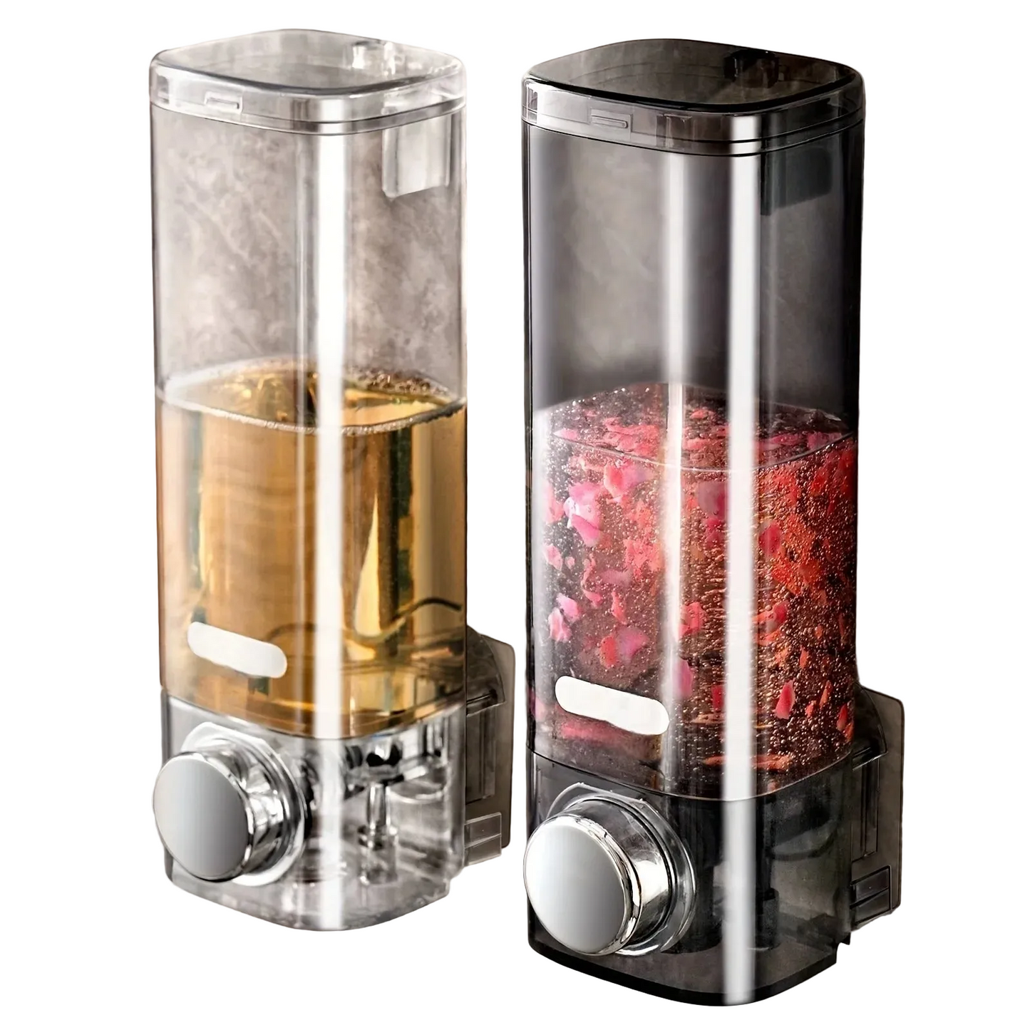 Hemasa Wall Mounted Soap Dispenser with No Need for Drilling Installation/Bathroom and Kitchen Storage Organizer