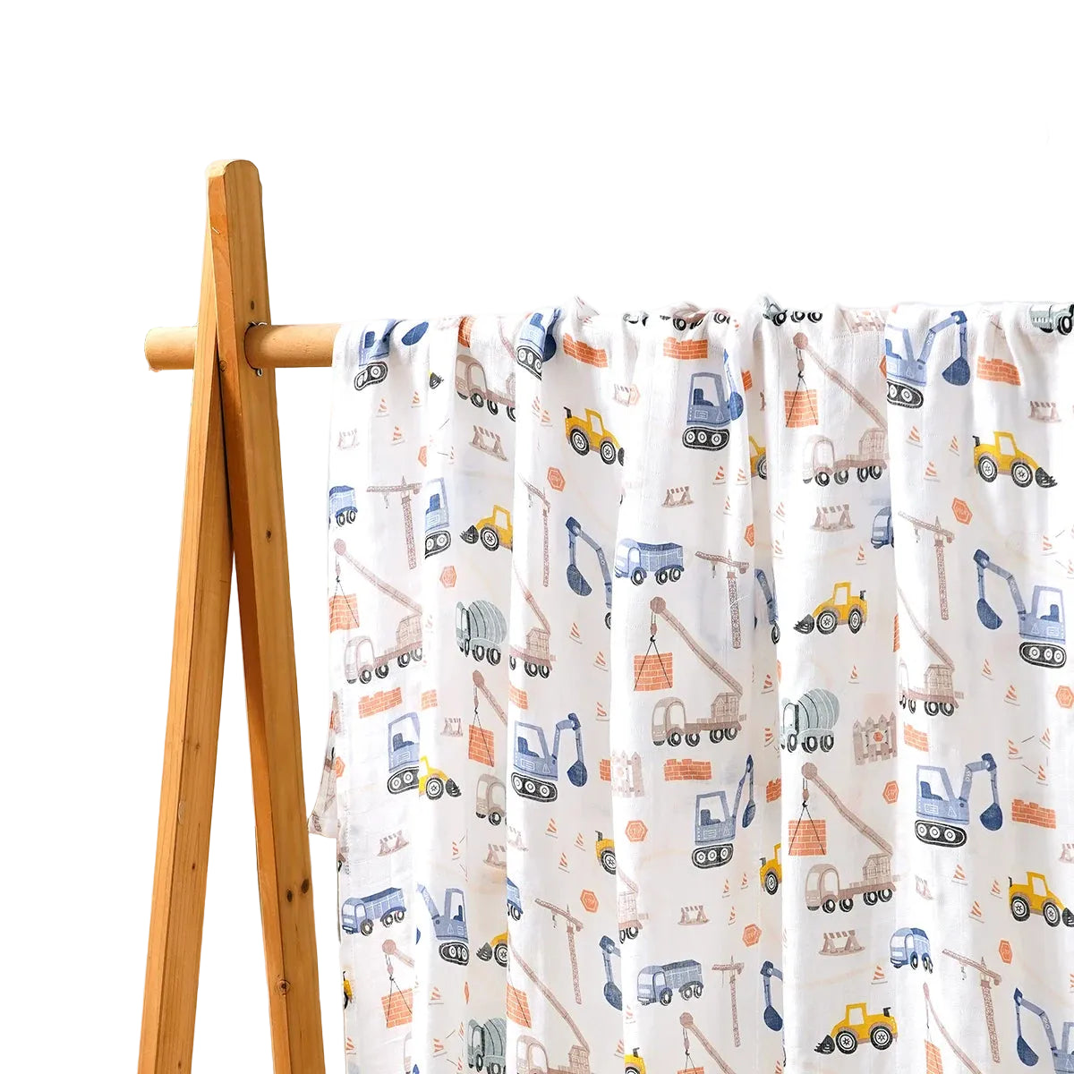 Tejesa 2Pcs Bamboo Cotton Baby Muslin Swaddle Blankets /Breathable Newborn Wrap Infant Bath Towels 120x110cm