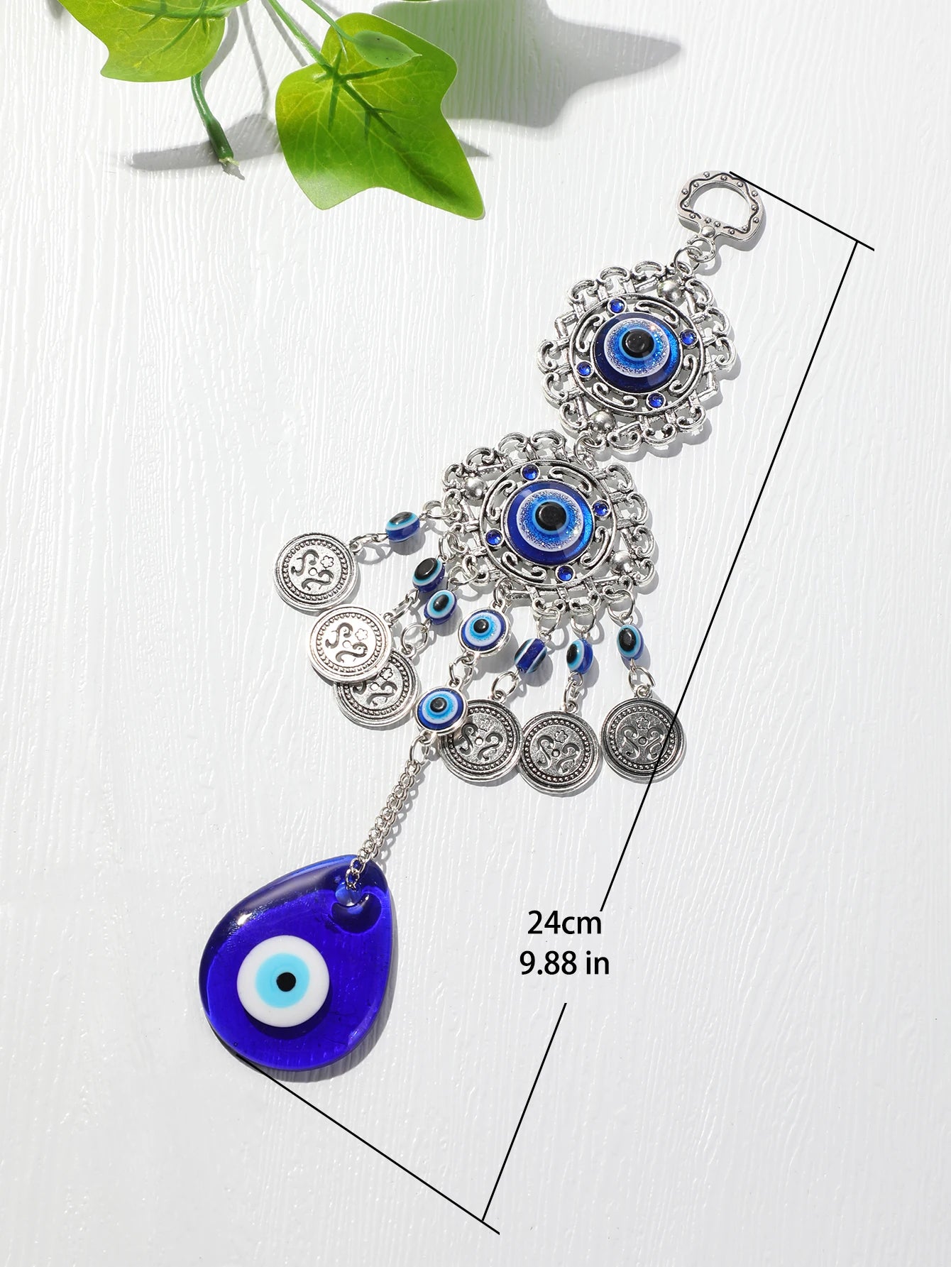Heamsa Evil Eye Hanging Wall Decor Mental Wall Art Garden Decoration Outdoor Home Decoration Accessories
